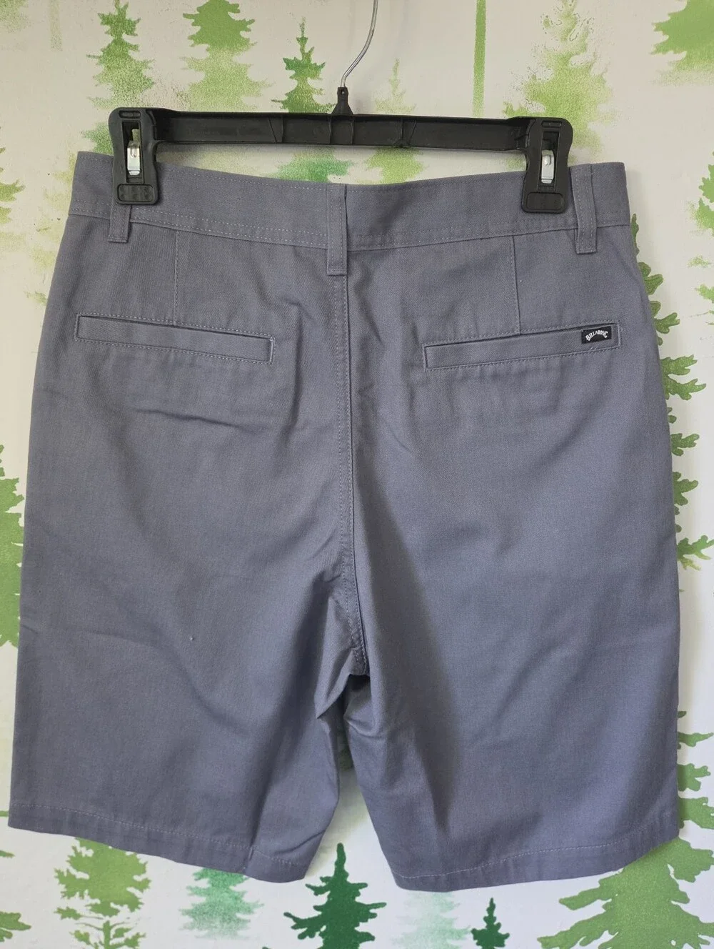Billabong Men's Slate Gray Flat Front Shorts